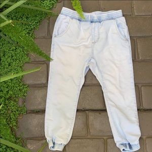 ONE TEASPOON Falcons Cropped Drop Rise Sport Jean